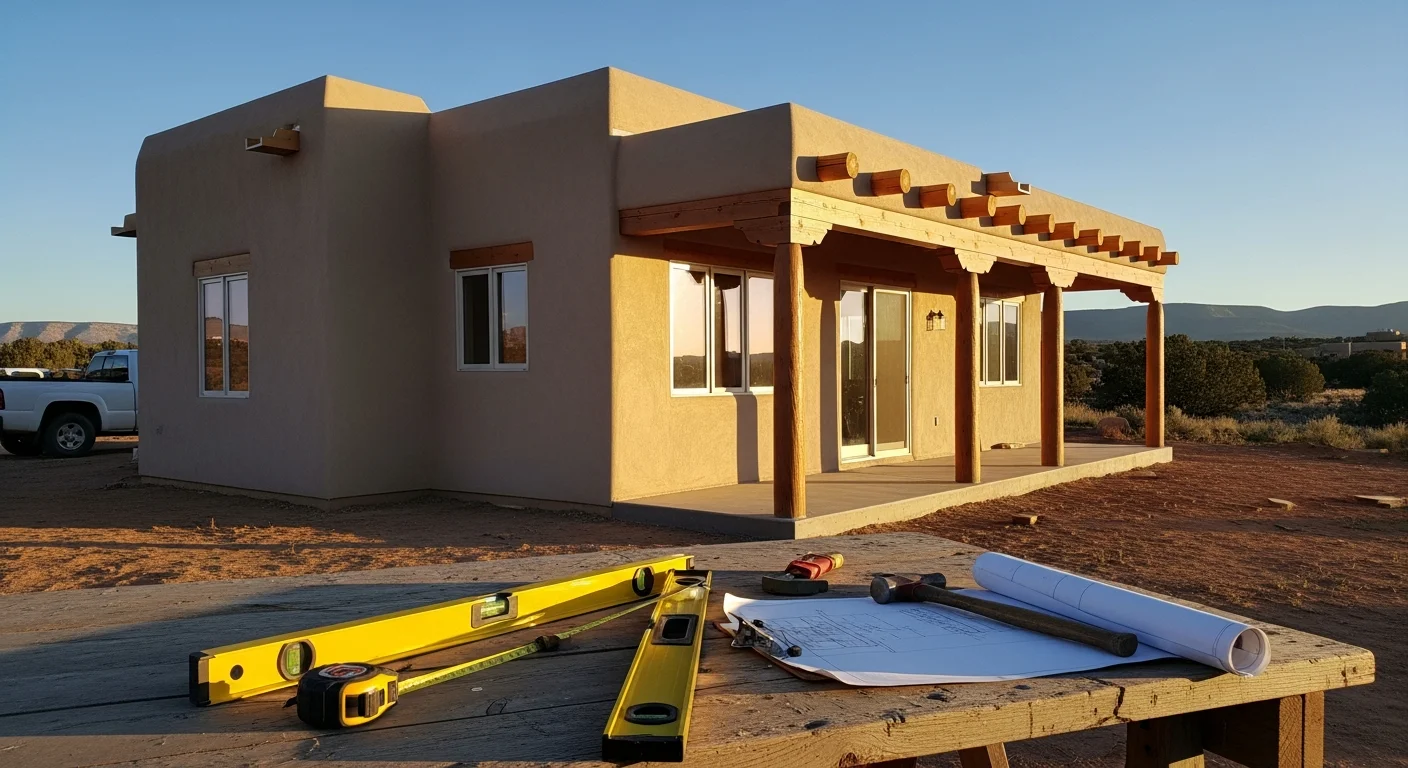 General contractor team working on residential construction project