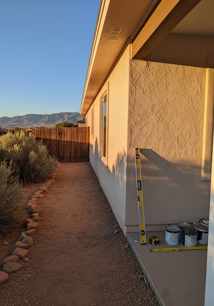 Professional crew performing exterior work on a diverse Otero County property.